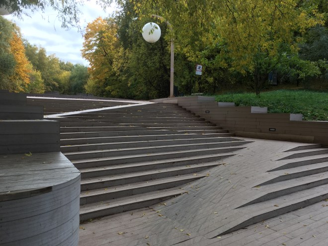 stairs a feat of Russian engineering